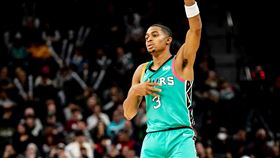 ▲強森（Keldon Johnson）攻下全場最高29分。（圖／翻攝自馬刺推特）