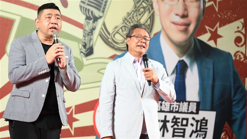 歌王楊烈挺林智鴻　籲用選票肯定做事的人