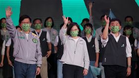 民進黨1112「為台灣鼓舞」大型造勢晚會　蔡英文、陳時中、林佳龍（圖／記者楊澍攝影）