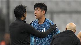 ▲孫興慜12日入選韓國世足代表隊，日前因受傷進行手術，要看復原情況才能決定是否上場。（圖／美聯社／達志影像）