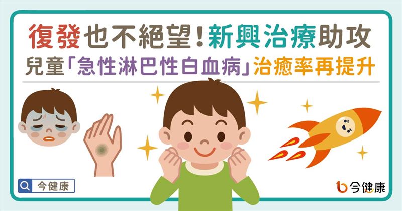 兒童「急性淋巴性白血病」治癒率再提升！