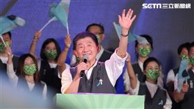 民進黨1112「為台灣鼓舞」大型造勢晚會　陳時中（圖／記者楊澍攝影）