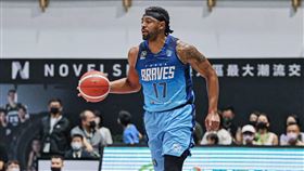 ▲辛特力（Michael Singletary）一人砍25分，助勇士以108：75爆打夢想家。（圖／P. LEAGUE+）