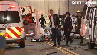 2車北市競速車禍1死1傷！黑衣人襲警中彈