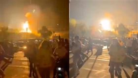 影／中國鐵路連2天爆炸！火光、濃煙衝天際　民眾狂奔逃命（圖／翻攝自推特）