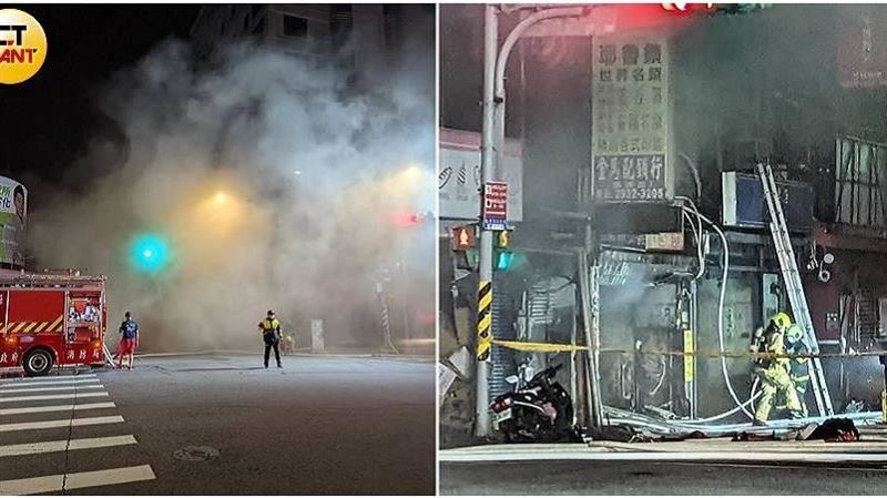 景美燒臘店大火　老闆睡夢中嗆醒光腳逃