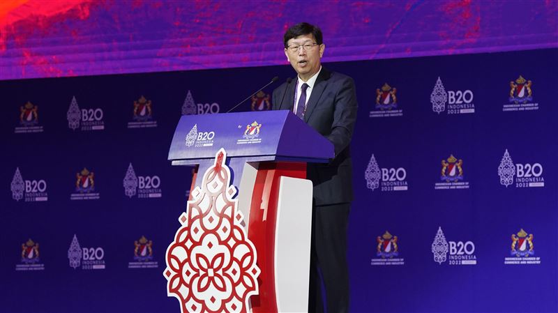 劉揚偉B20登台！喊：台是最值得信賴夥伴