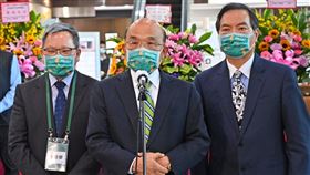 行政院長蘇貞昌今（14）日下午出席「促參新紀元啟動儀式。（圖／行政院提供)