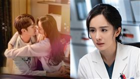 ▲楊冪自己打自己，讓粉絲害怕影響收視率。（圖／翻攝自 謝謝你醫生，愛的二八定律微博）