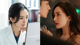 ▲演員同時兩部劇在播十分考驗演技，讓楊冪角色反差感直接飆熱搜。（圖／翻攝自 謝謝你醫生，愛的二八定律微博）