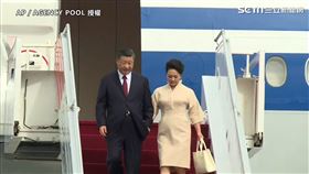 習近平搭專機抵峇里島
＠AP／AGENCY POOL 授權