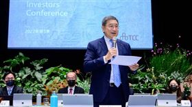 台泥今(14)日下午舉行法說會，董事長張安平出席。（圖／台泥提供）