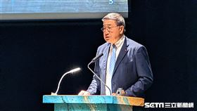 台泥今(14)日下午舉行法說會，董事長張安平出席。（圖／記者戴玉翔攝影）