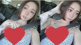 超兇女郎雅捷「無罩駕駛」爆紅。（圖／JKF提供）