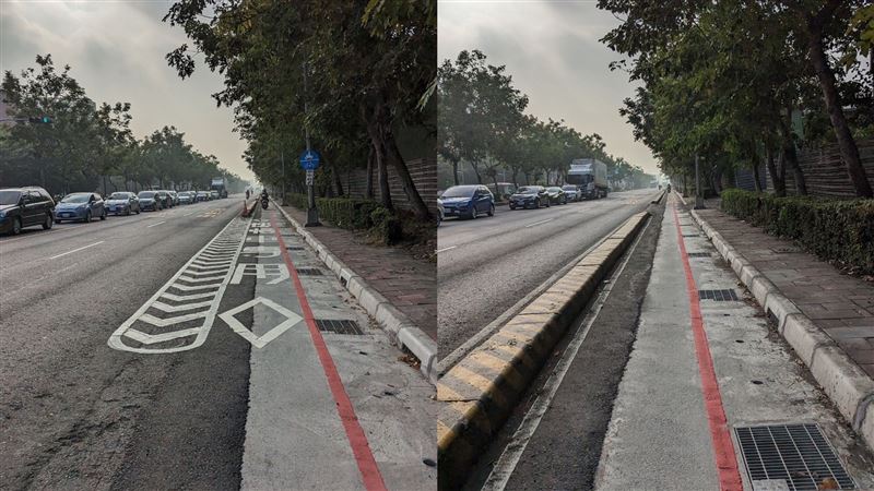 高雄見水溝蓋機車道　網轟：這雨天會摔翻