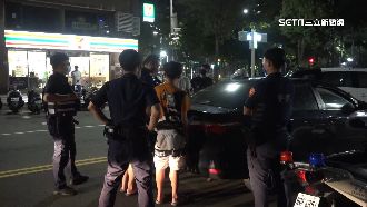 3男半夜形跡可疑遭攔查　警意外揪出K他命