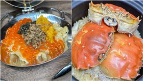 大閘蟹釜飯生筋子蟹膏魚子醬黑松露 。（圖／壽司芳提供）