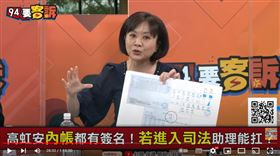 王時齊表示李忠庭的薪水浮動就是因為要把助理薪資總額報滿