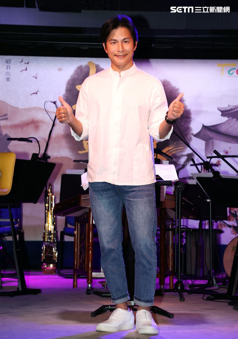 孫協志「大畫昭君~觀落雁」直播音樂會。（記者邱榮吉/攝影）