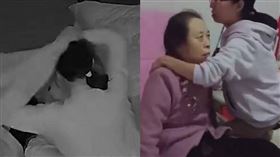 研究生,休學,癱瘓,穿衣服,中國,安徽（圖／翻攝自新浪視頻）