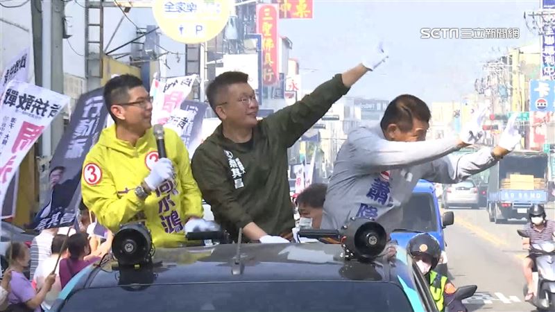 選戰倒數　蔡其昌辦說明會、衝車掃爭支持