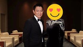  ▲今年金雞獎邀請來寧靜（右）和劉德華（左）一同頒發最佳男主角獎。（圖／翻攝自 寧靜）