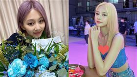 ▲周子瑜為了維持髮色，特意用冷水洗澡讓粉絲超心疼。（圖／翻攝自 周子瑜IG）