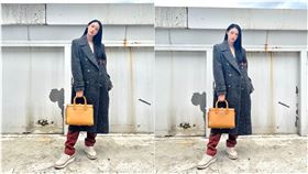 雪炫翹腳耍帥搶曬Chloé新包。（圖／翻攝自IG）