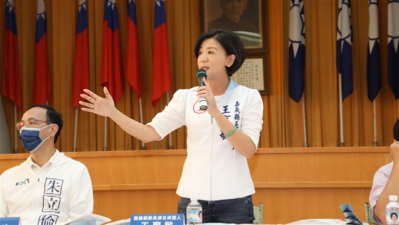 小英喊嘉義縣拿7成！王育敏：回去洗洗睡