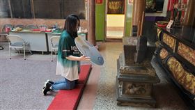 樂天粉絲至茄拔天后宮為桃猿樂天明年賽季祈福。（圖／主辦單位提供）