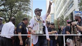 ▲韋蘭德（Justin Verlander）生涯第3度拿下賽揚獎。（圖／美聯社／達志影像）