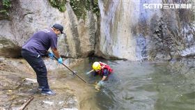 台南,山區,瀑布,水池,溺斃,山路,步行,消防