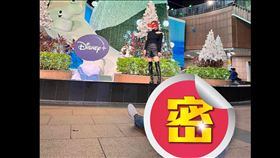 新北耶誕城,拍照,老公,躺地,犧牲,老婆,另一伴