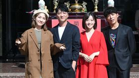 藍葦華、林玟誼、楊小黎、廖苡喬、葉家妤、陳子強。（華視提供
