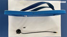 中監受刑人陳坤和脫逃，竟是用藍白拖與電視天線。（圖／中檢提供）