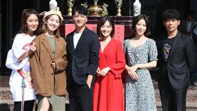 藍葦華、林玟誼、楊小黎、廖苡喬、葉家妤、陳子強。（華視提供
