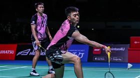 ▲「麟洋配」首次對決中國新雙塔，麟洋配連兩局在關鍵分被對手連拿2分，終場惜敗中國新雙塔。（圖／Badminton photo提供）