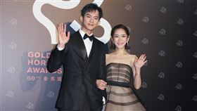 金馬59紅毯由楊千霈、吳念軒擔任星光大道主持。（圖／記者邱榮吉、楊澍攝影）