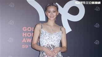 金馬紅毯／文青女神露酥胸　洩雪白春光