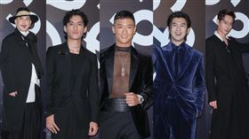 紅毯5帥。（圖／記者邱榮吉、楊澍攝影）