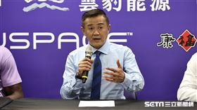 ▲桃園永豐雲豹主場開幕戰，總教練劉嘉發出席賽後記者會。（圖／記者劉彥池攝影）