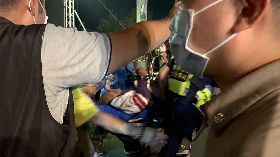 劉建國斗六造勢  1人昏厥送醫不治