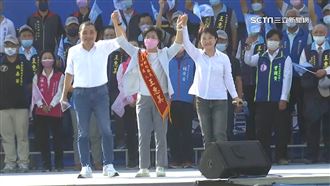 漢子燕子合體王惠美　3人同台拉抬選情