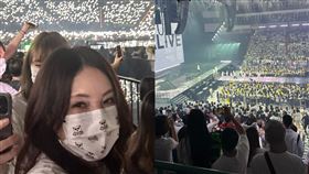 ▲何如芸去參加周湯豪演唱會。（圖／翻攝自 何如芸臉書）