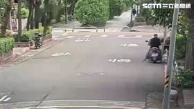 北市松山光復北路一帶的34面候選人競選布條遭人割毀。（圖／翻攝畫面）