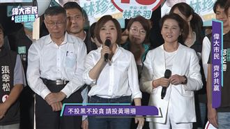 于美人造勢高喊：市議員這票搶救王世堅