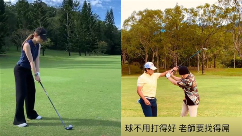 昆凌揮桿好身材曝光　卻遭周董指出大問題