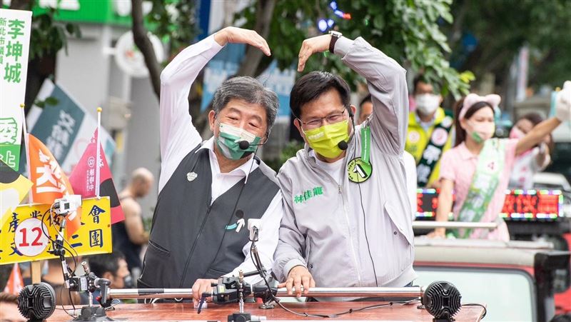 陳時中合體林佳龍　雙北聯合車掃拚勝選