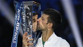 ▲喬科維奇（Novak Djokovic）ATP年終賽6度稱王。（圖／美聯社／達志影像）