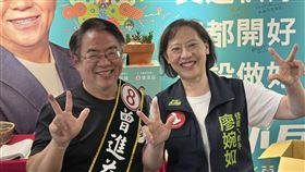 地表最強分身廖婉如土城車掃  籲鄉親力挺曾進益為民進黨再多拚一席